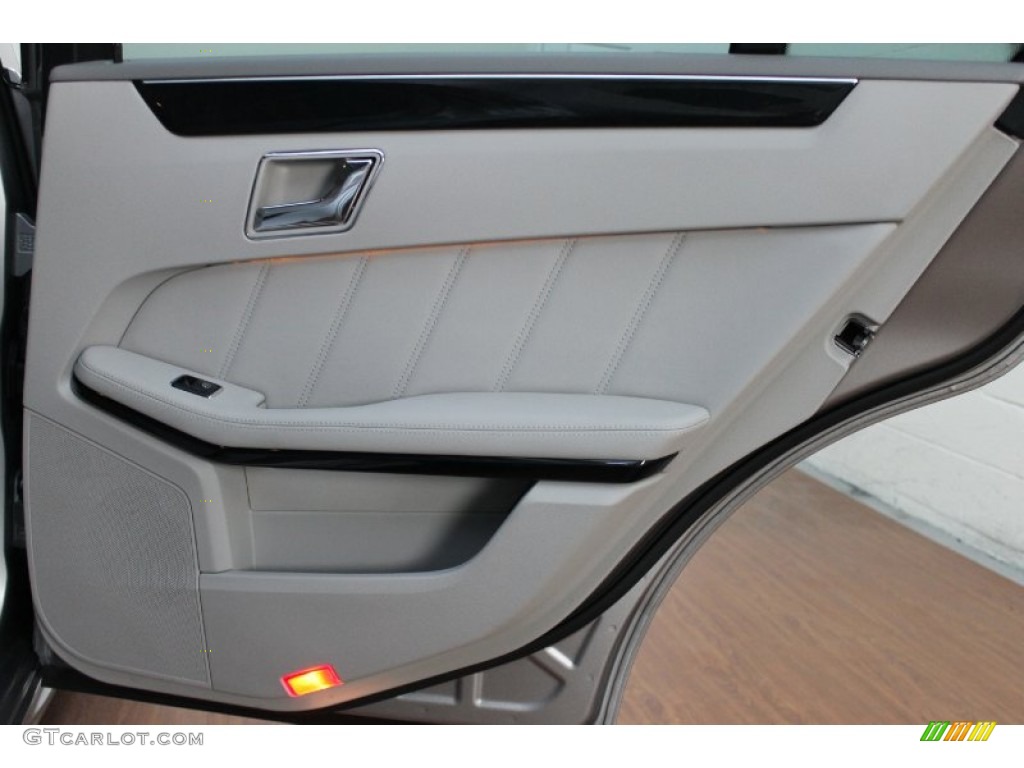 2010 Mercedes-Benz E 63 AMG Sedan Ash Gray Door Panel Photo #73889384