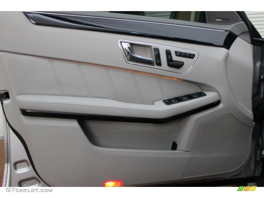 2010 Mercedes-Benz E 63 AMG Sedan Ash Gray Door Panel Photo #73889402