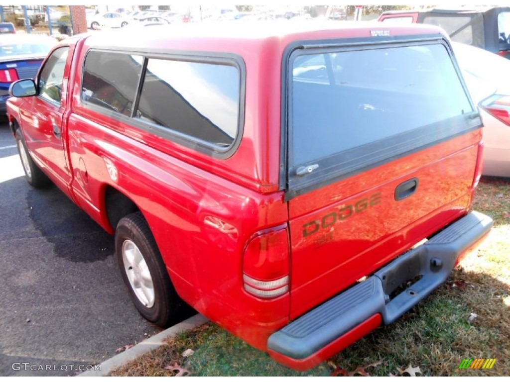 1998 Dakota Sport Regular Cab - Flame Red / Agate photo #4