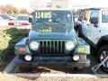 2000 Forest Green Pearl Jeep Wrangler Sahara 4x4  photo #2