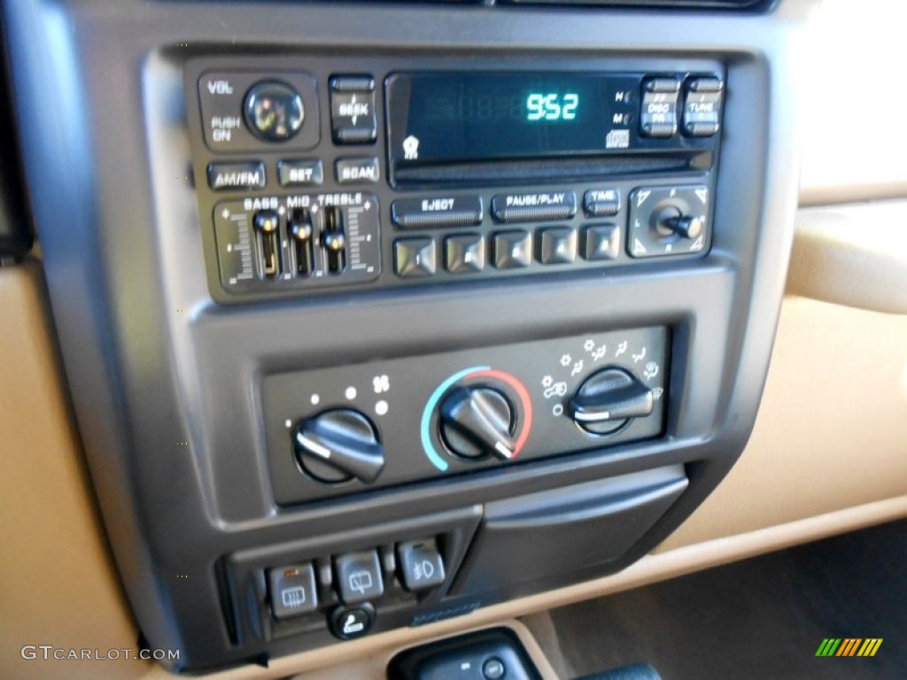 2000 Wrangler Sahara 4x4 - Forest Green Pearl / Camel/Dark Green photo #11