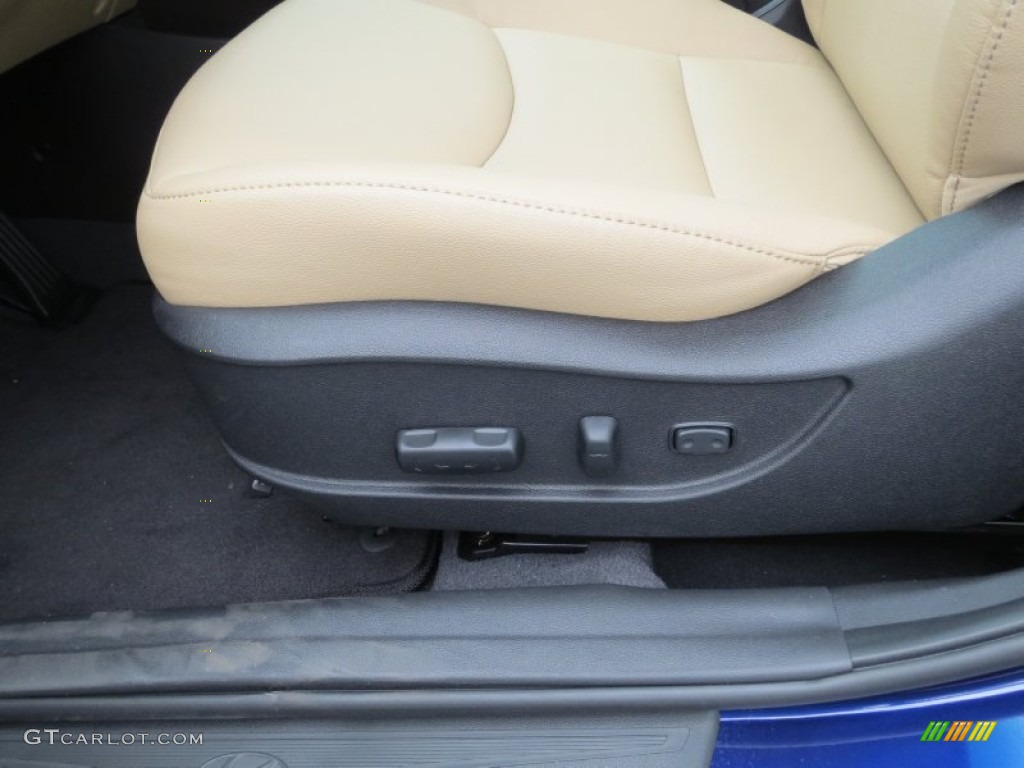 2013 Elantra Limited - Indigo Night / Beige photo #23