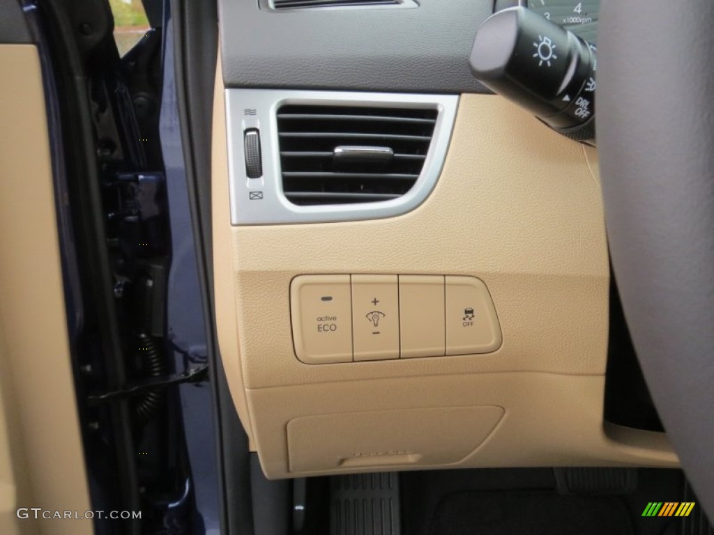2013 Elantra Limited - Indigo Night / Beige photo #33