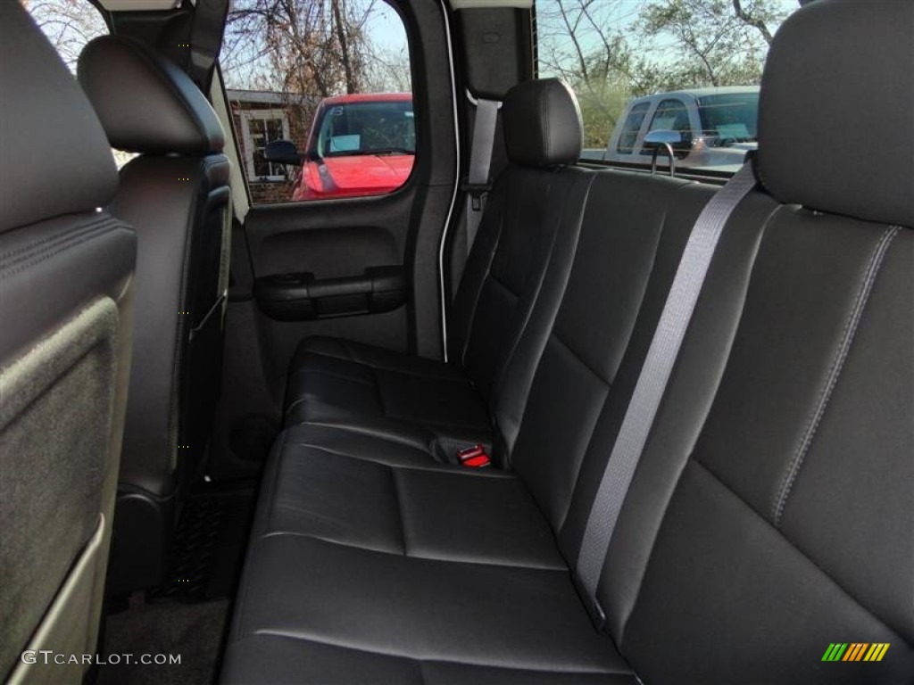 2013 Chevrolet Silverado 1500 LTZ Extended Cab 4x4 Rear Seat Photo #73891835