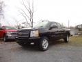 2013 Black Chevrolet Silverado 1500 LT Extended Cab 4x4  photo #2