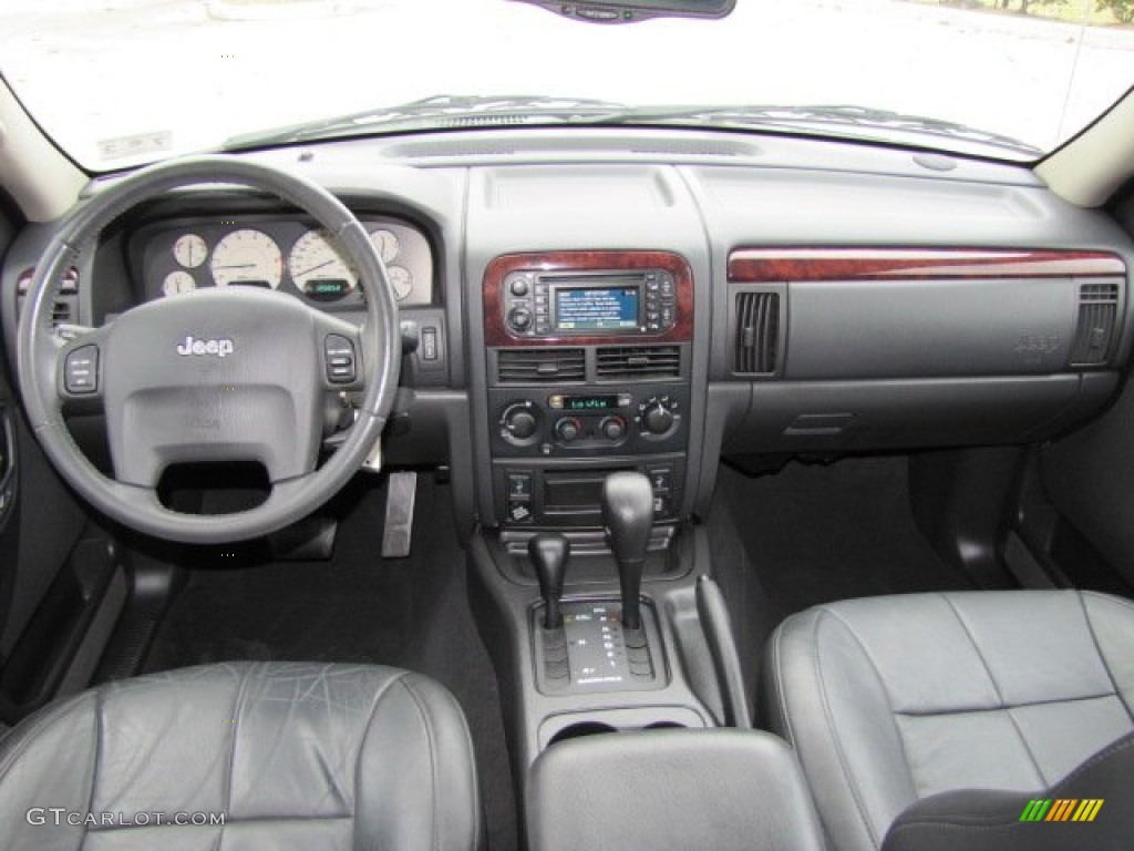 2004 Jeep Grand Cherokee Limited 4x4 Dark Slate Gray Dashboard Photo #73892636