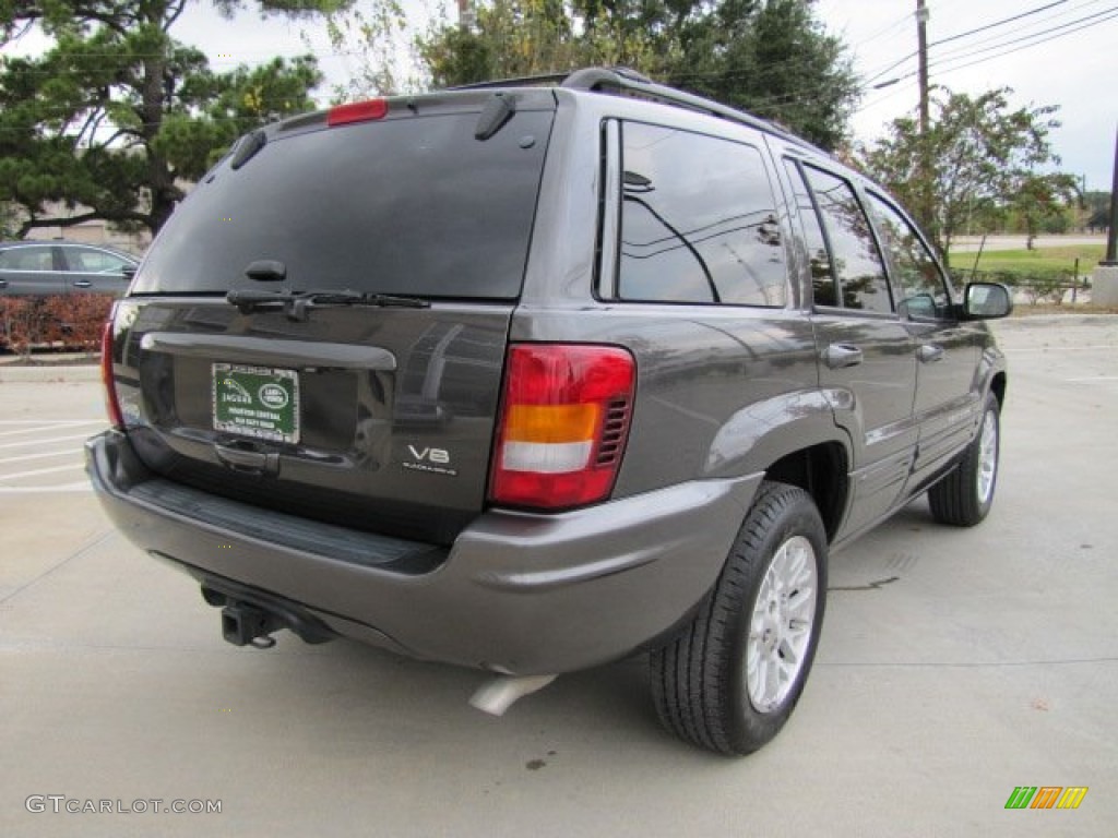 2004 Grand Cherokee Limited 4x4 - Graphite Metallic / Dark Slate Gray photo #10