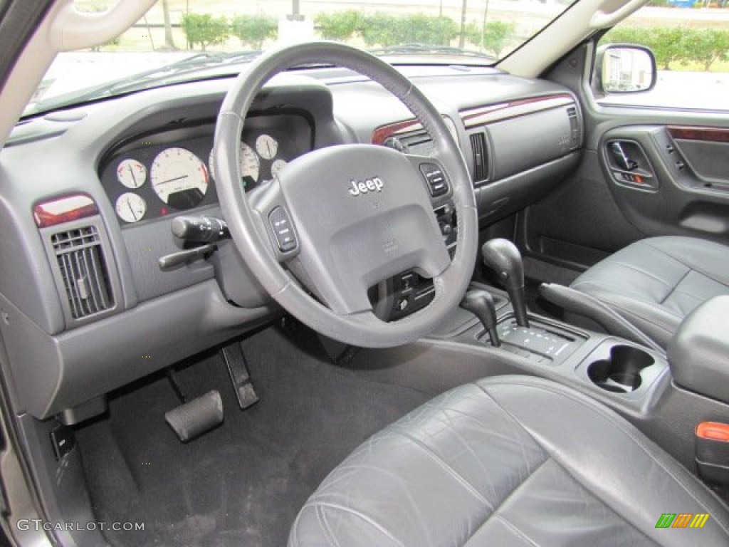 Dark Slate Gray Interior 2004 Jeep Grand Cherokee Limited 4x4 Photo #73892771