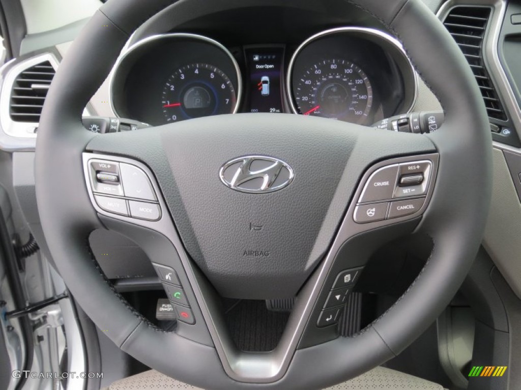 2013 Hyundai Santa Fe Sport 2.0T Gray Steering Wheel Photo #73892813