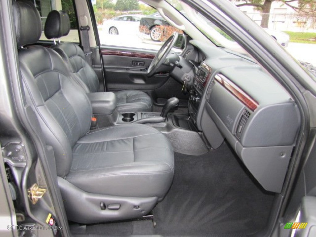 Dark Slate Gray Interior 2004 Jeep Grand Cherokee Limited 4x4 Photo #73892903