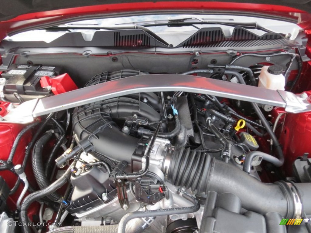 2013 Ford Mustang V6 Premium Convertible 3.7 Liter DOHC 24-Valve Ti-VCT V6 Engine Photo #73893563