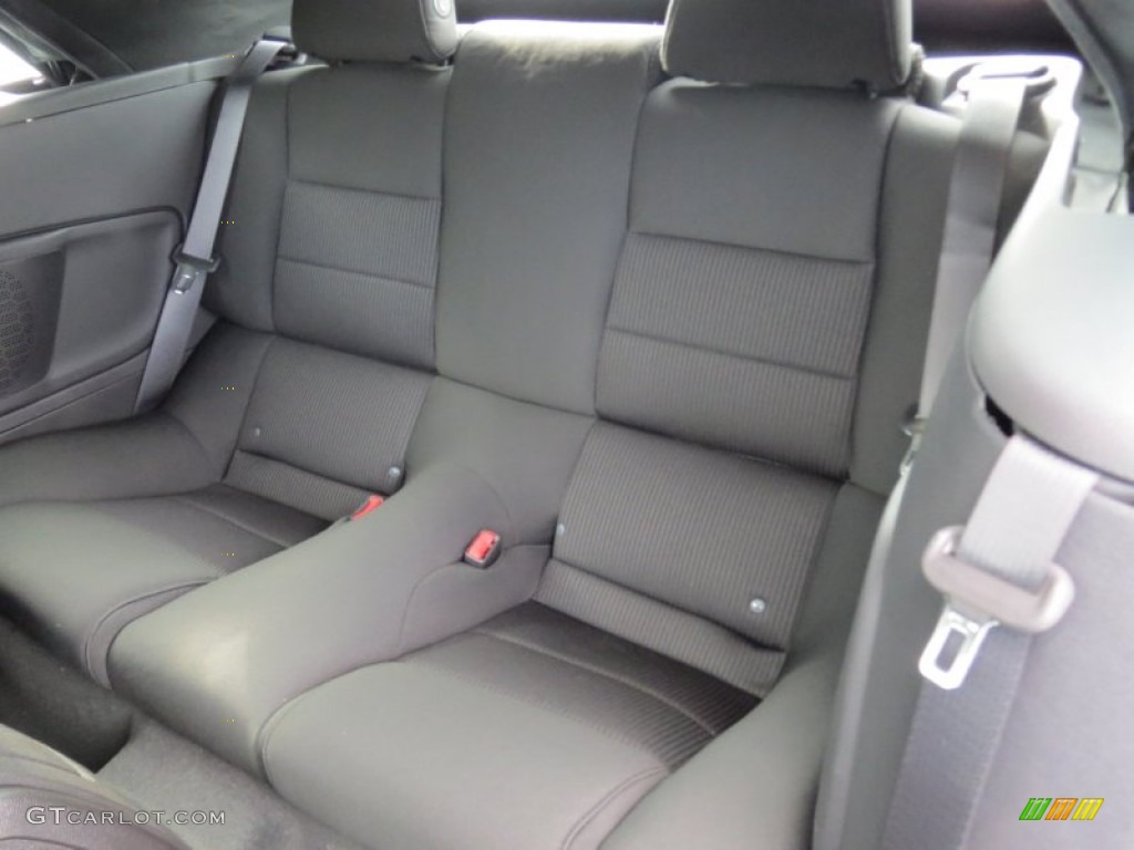 Charcoal Black Interior 2013 Ford Mustang V6 Premium Convertible Photo #73893632