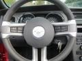 Charcoal Black 2013 Ford Mustang V6 Premium Convertible Steering Wheel