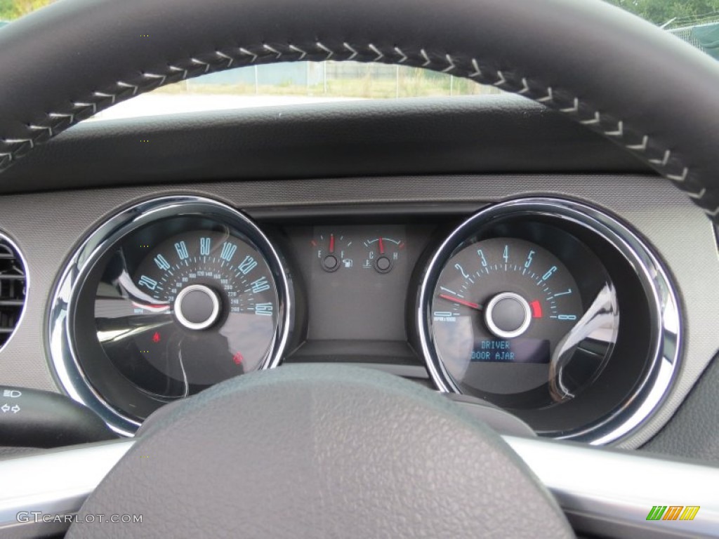 2013 Ford Mustang V6 Premium Convertible Gauges Photo #73893739