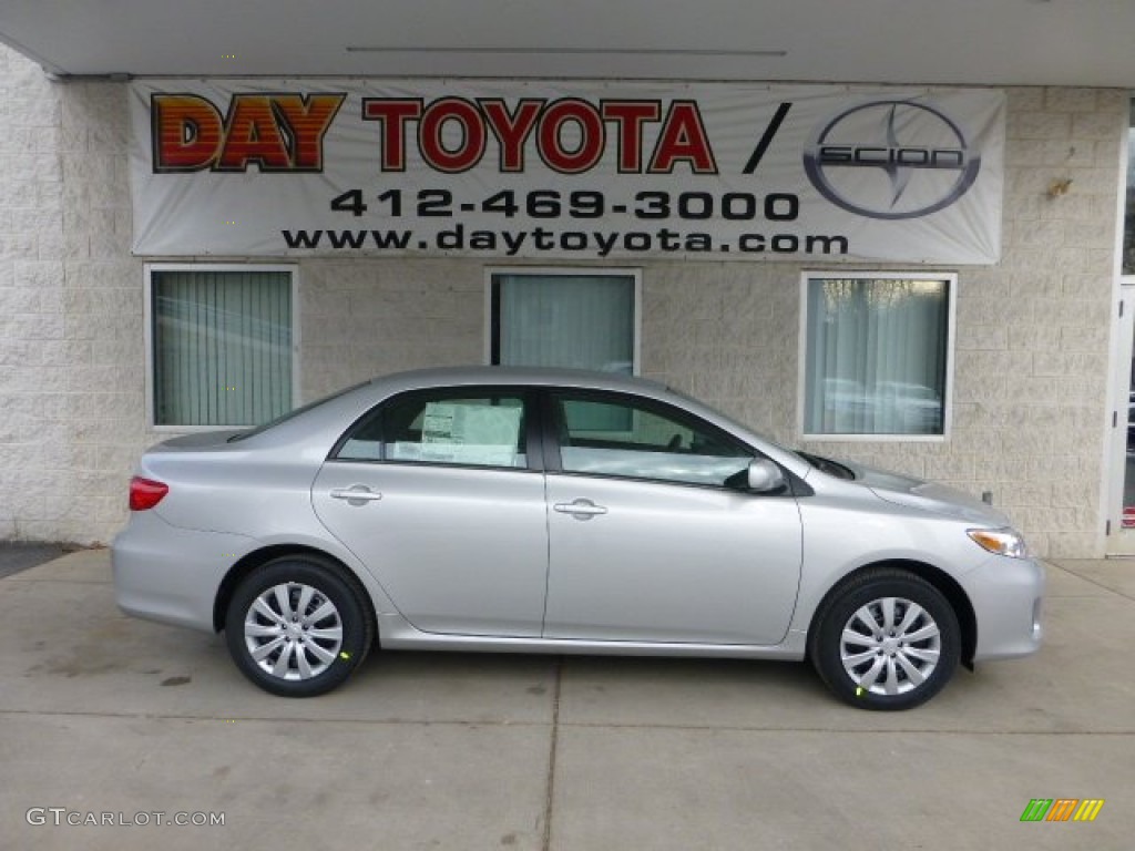 2013 Corolla LE - Classic Silver Metallic / Ash photo #1