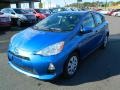 2012 Blue Streak Metallic Toyota Prius c Hybrid Two  photo #7
