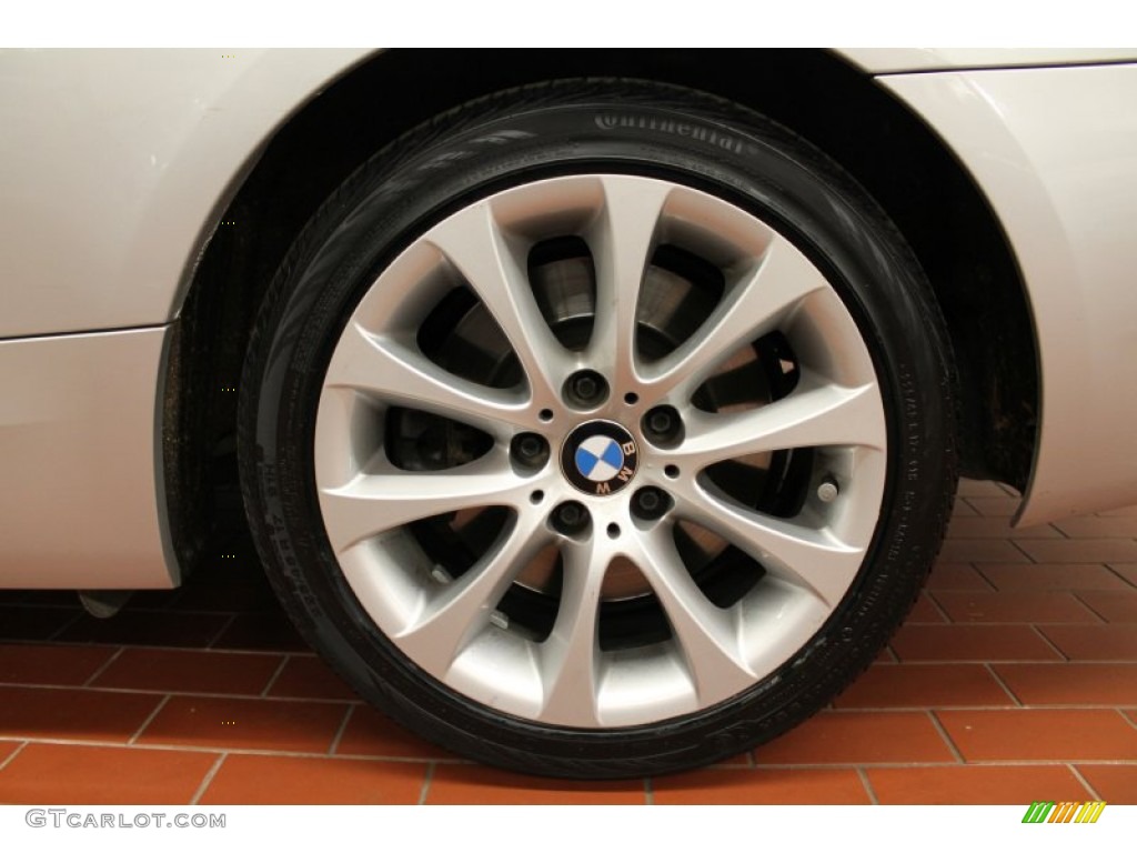 2009 3 Series 335xi Coupe - Titanium Silver Metallic / Black photo #6