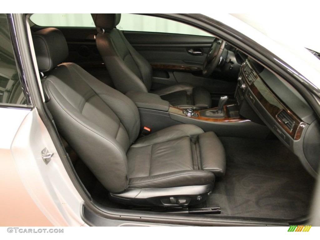 2009 3 Series 335xi Coupe - Titanium Silver Metallic / Black photo #10
