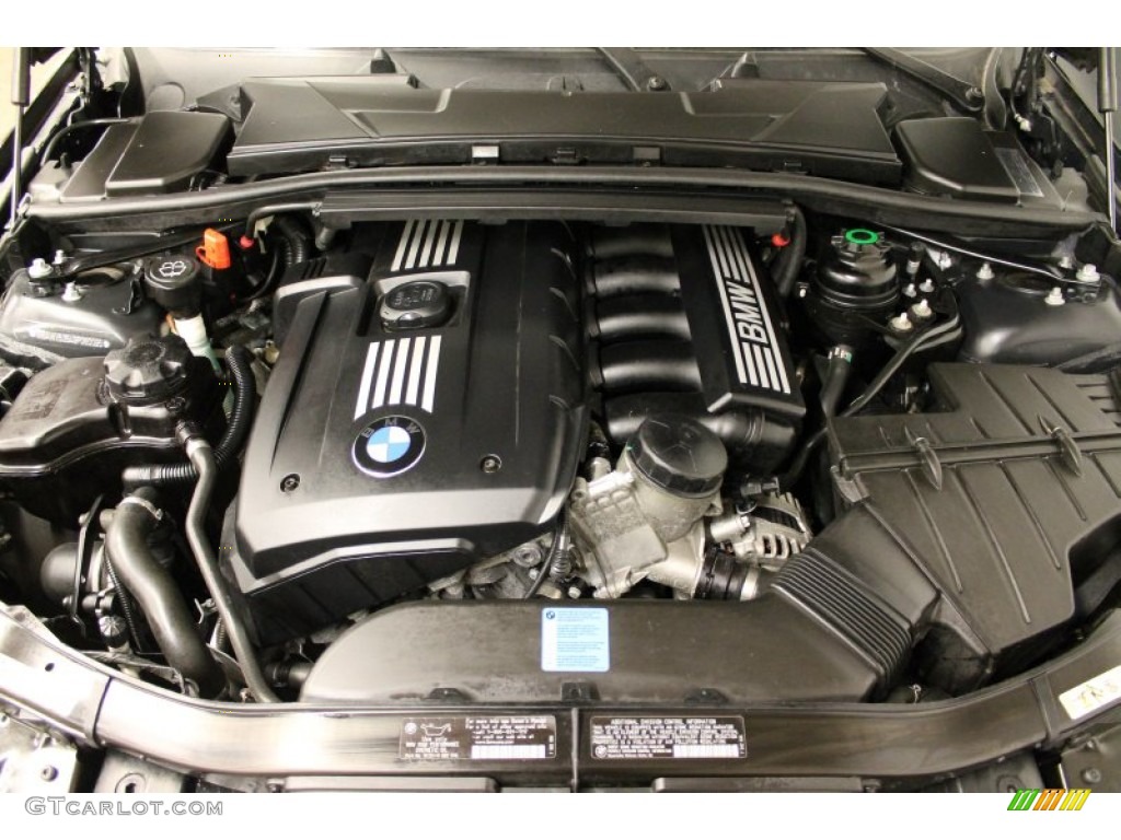 2009 3 Series 328xi Coupe - Black Sapphire Metallic / Black photo #14