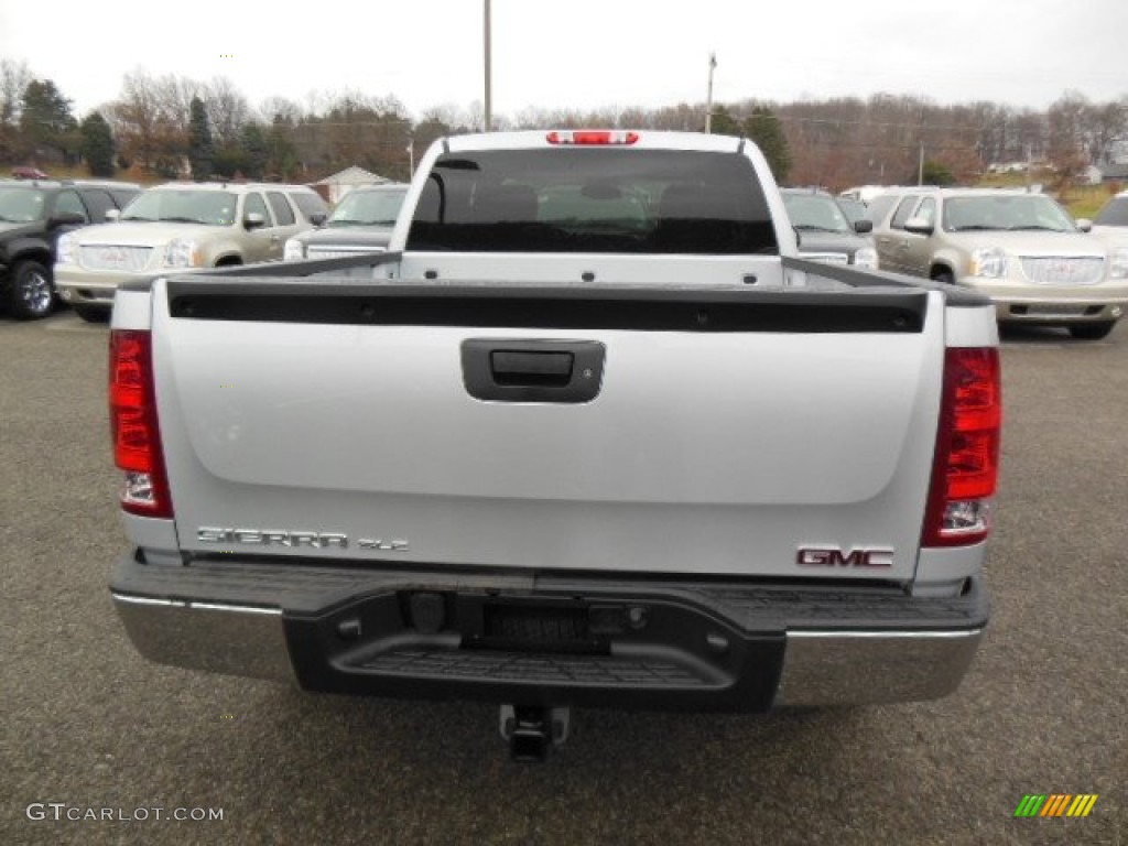 2013 Sierra 1500 SLE Extended Cab 4x4 - Quicksilver Metallic / Ebony photo #7