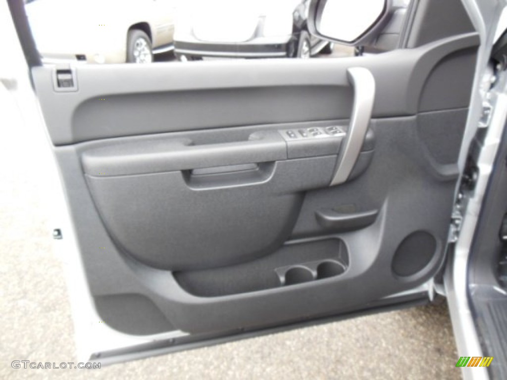 2013 Sierra 1500 SLE Extended Cab 4x4 - Quicksilver Metallic / Ebony photo #12