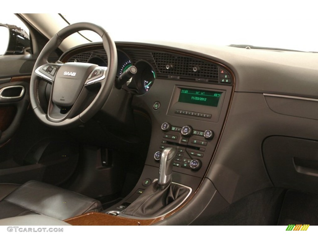 2011 Saab 9-5 Turbo4 Sedan Jet Black Dashboard Photo #73895948