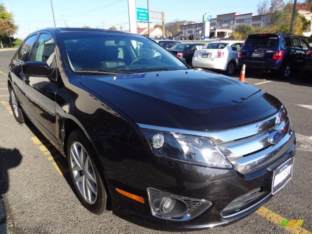 2010 Fusion SEL V6 - Tuxedo Black Metallic / Charcoal Black photo #11