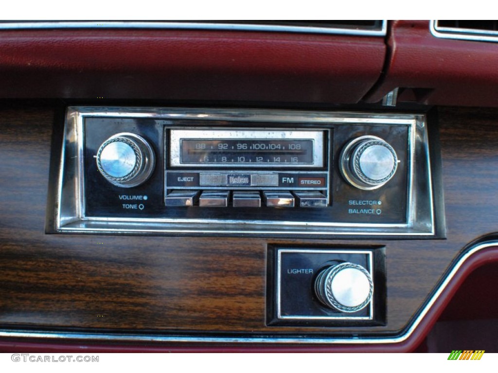 1975 Buick LeSabre Custom 4 Door Sedan Audio System Photos
