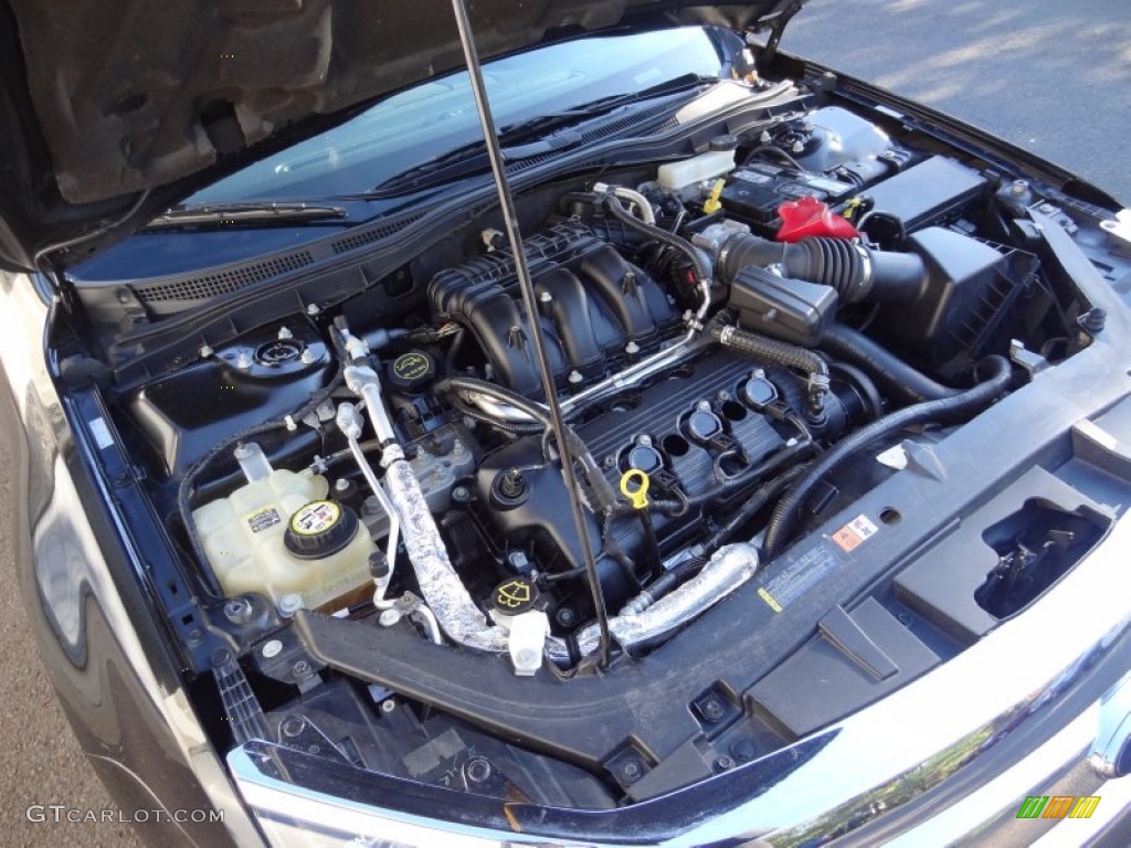 2010 Fusion SEL V6 - Tuxedo Black Metallic / Charcoal Black photo #36