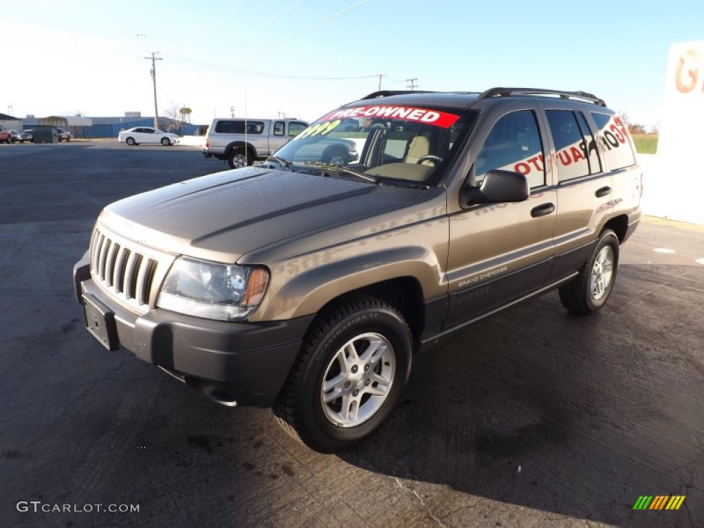 2004 Grand Cherokee Laredo - Light Khaki Metallic / Taupe photo #3