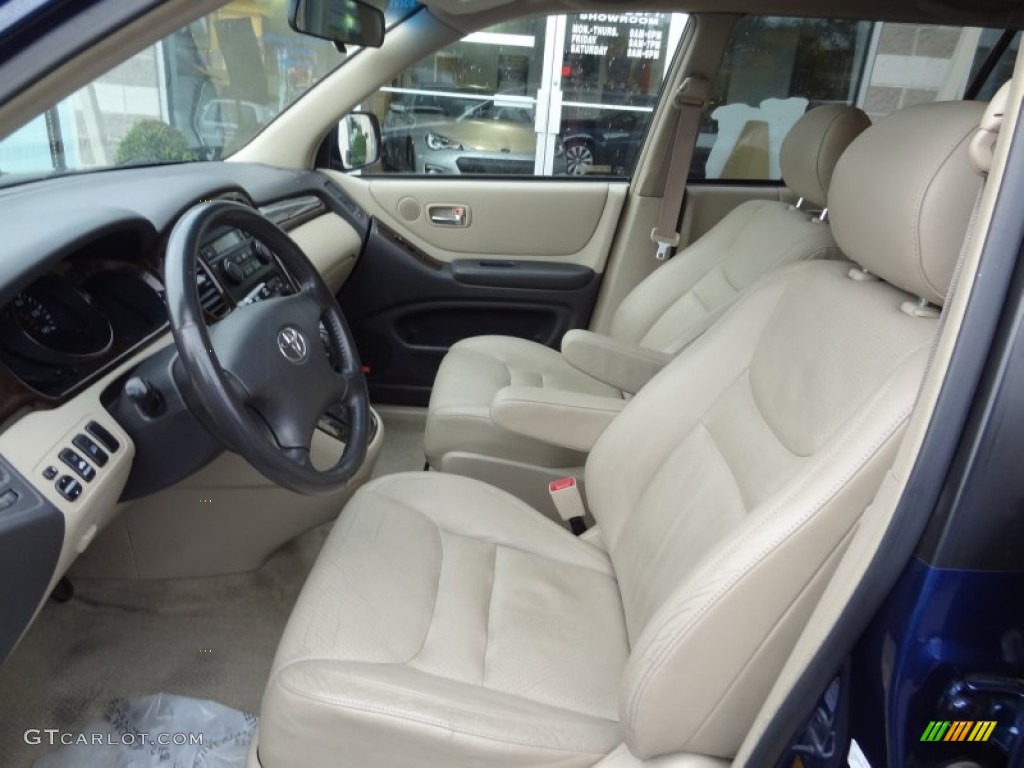 2001 Toyota Highlander Limited 4WD Front Seat Photo #73897037
