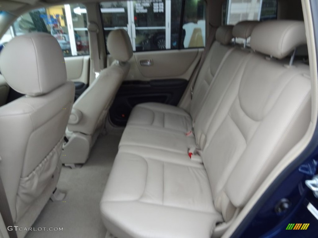 2001 Toyota Highlander Limited 4WD Rear Seat Photo #73897079