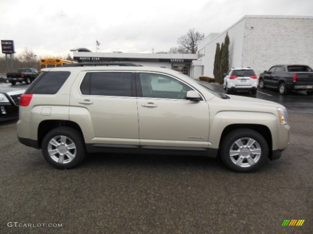 Champagne Silver Metallic 2013 GMC Terrain SLE AWD Exterior Photo #73897100