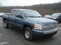 2007 Blue Granite Metallic Chevrolet Silverado 1500 LS Crew Cab 4x4  photo #2