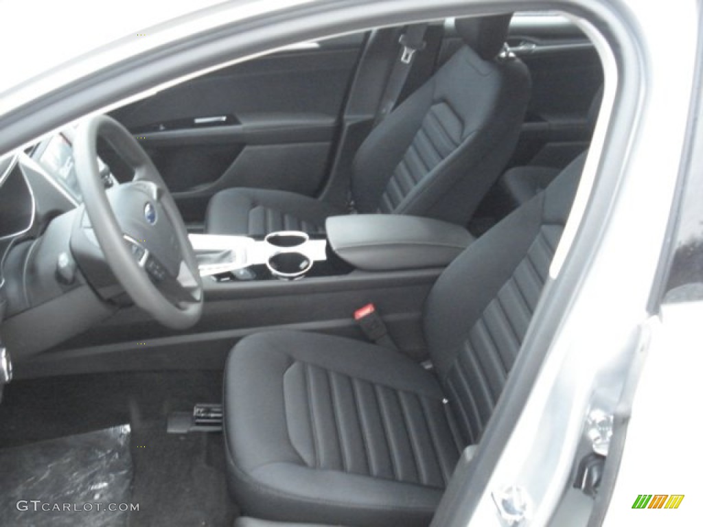 Charcoal Black Interior 2013 Ford Fusion Hybrid SE Photo #73898807