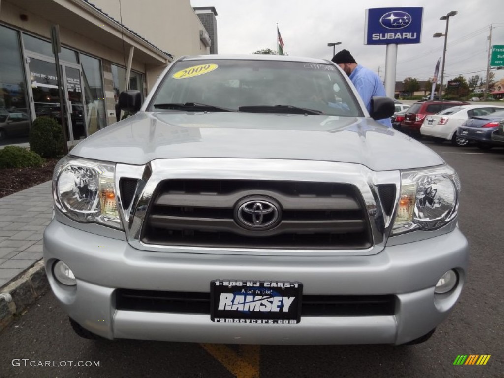 2009 Tacoma V6 SR5 Double Cab 4x4 - Silver Streak Mica / Graphite Gray photo #13