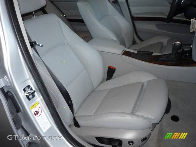 2007 3 Series 335i Sedan - Titanium Silver Metallic / Grey photo #6