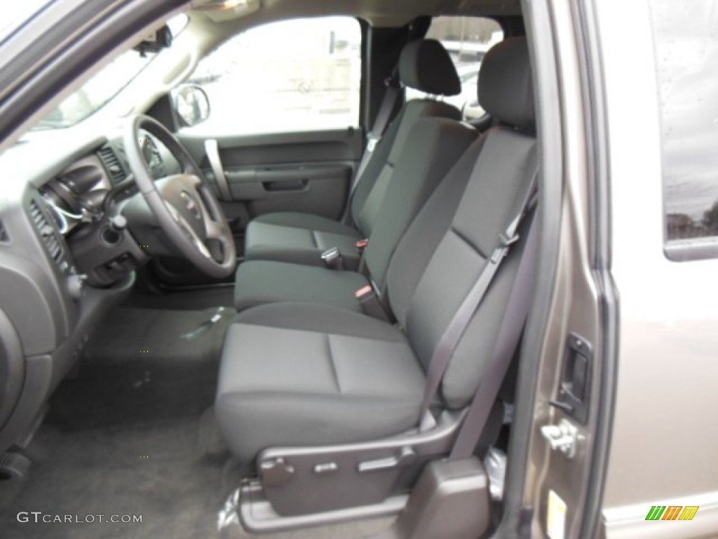 2013 Sierra 1500 SLE Extended Cab 4x4 - Steel Gray Metallic / Ebony photo #11