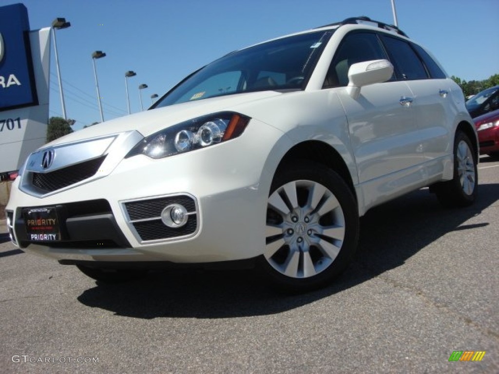 2010 RDX SH-AWD - White Diamond Pearl / Taupe photo #1