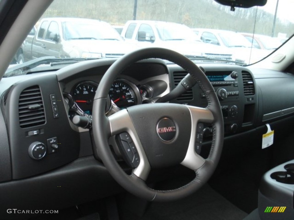 2013 Sierra 1500 SLE Extended Cab 4x4 - Sonoma Red Metallic / Ebony photo #10