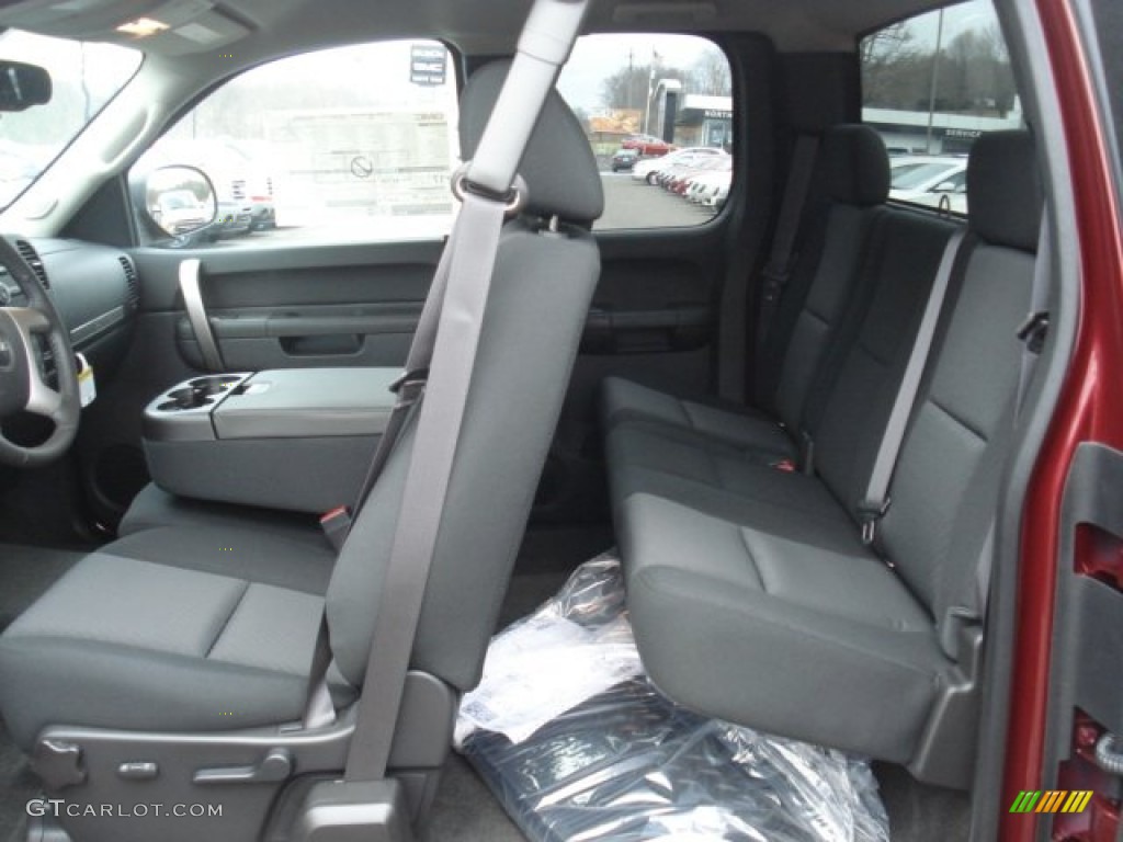 2013 Sierra 1500 SLE Extended Cab 4x4 - Sonoma Red Metallic / Ebony photo #14