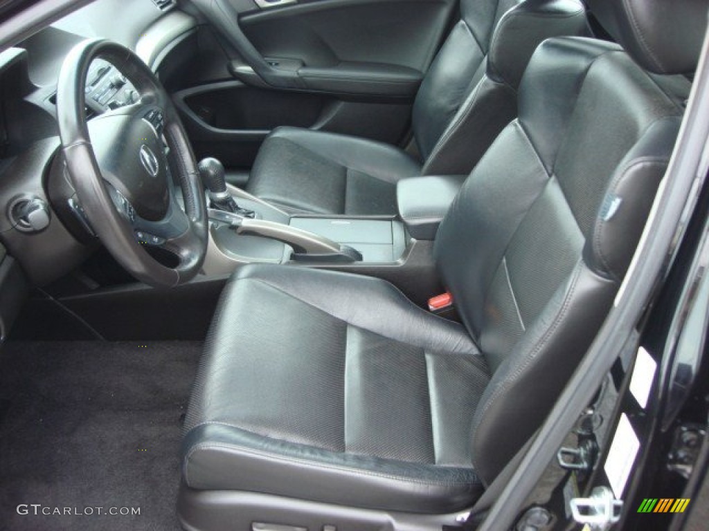2010 TSX Sedan - Crystal Black Pearl / Ebony photo #9