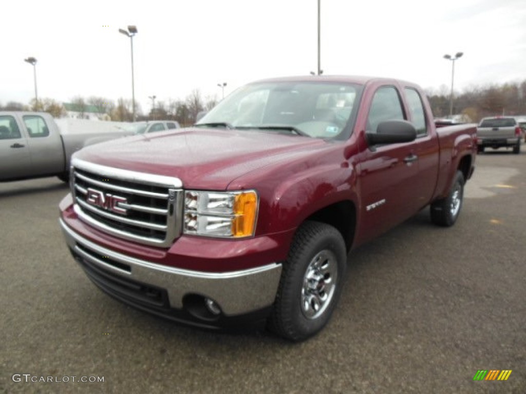 2013 Sierra 1500 Extended Cab 4x4 - Sonoma Red Metallic / Dark Titanium photo #2