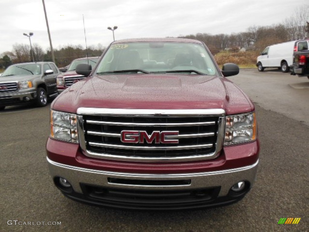 2013 Sierra 1500 Extended Cab 4x4 - Sonoma Red Metallic / Dark Titanium photo #3