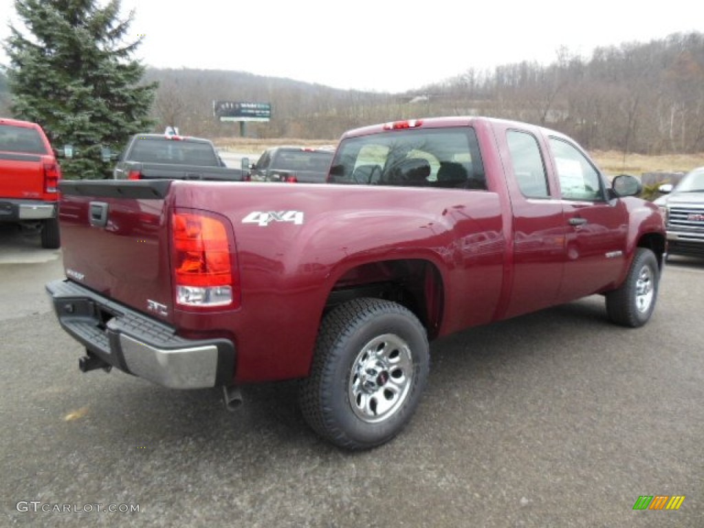 2013 Sierra 1500 Extended Cab 4x4 - Sonoma Red Metallic / Dark Titanium photo #6