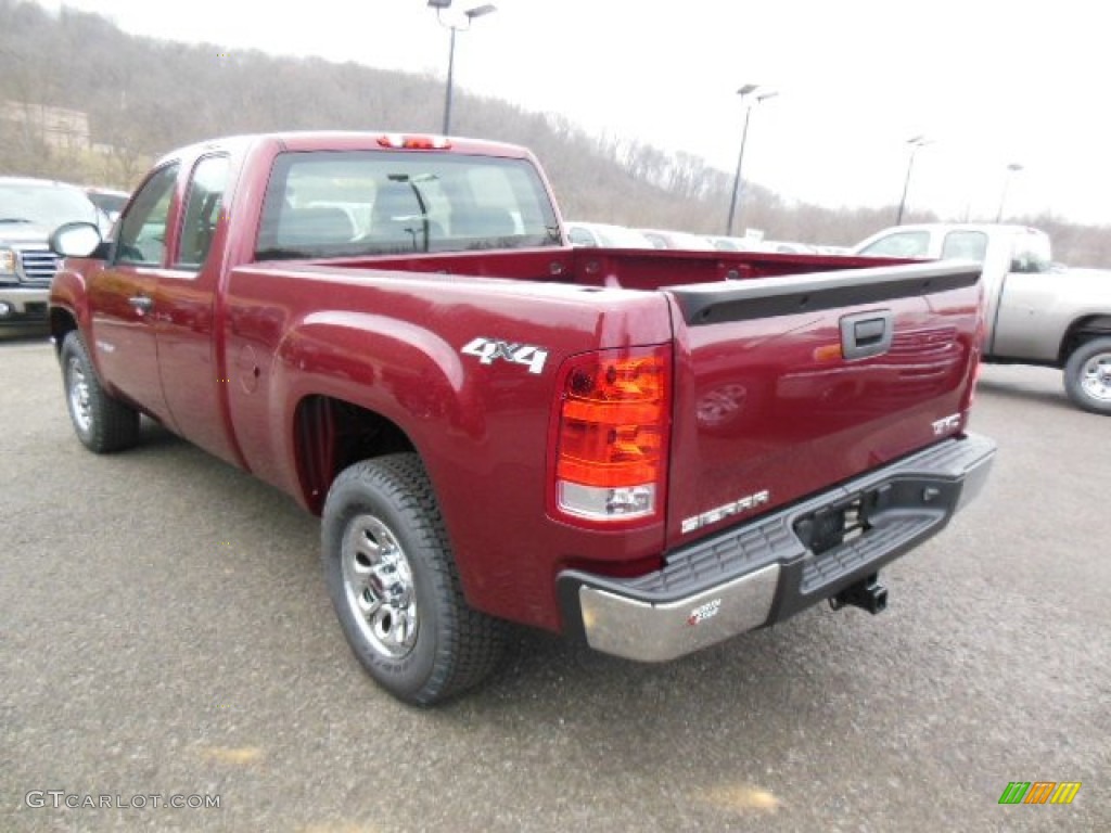 2013 Sierra 1500 Extended Cab 4x4 - Sonoma Red Metallic / Dark Titanium photo #8