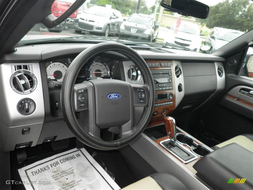 Charcoal Black/Camel Interior 2007 Ford Expedition EL Eddie Bauer Photo #73900964