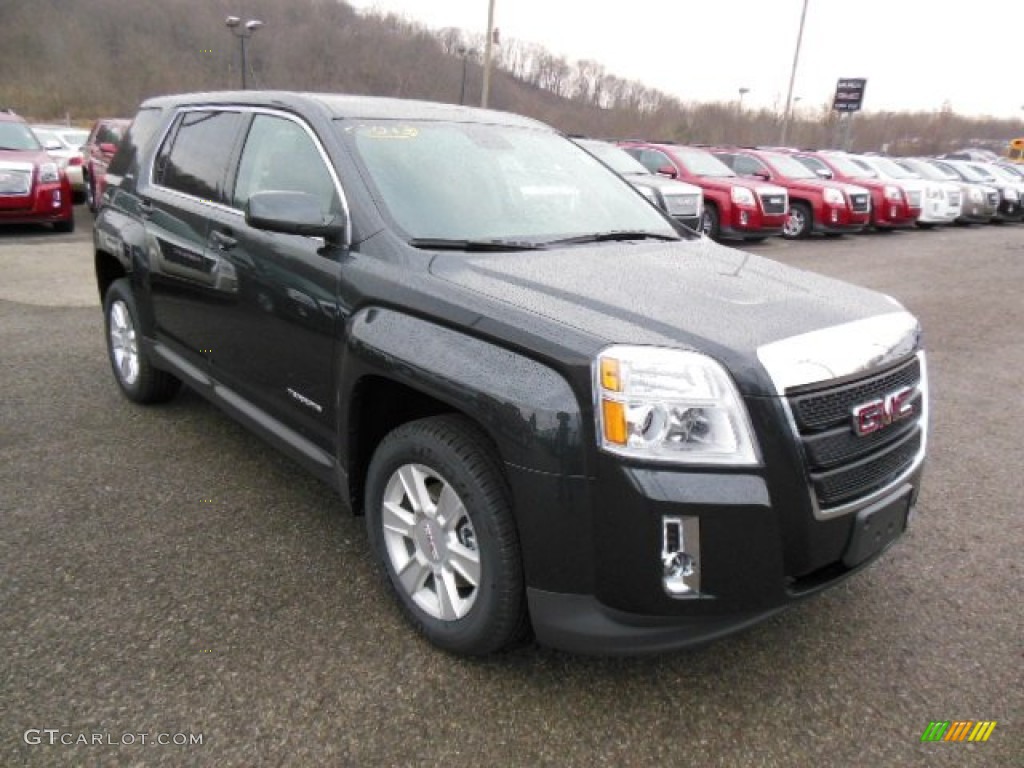 Carbon Black Metallic 2013 GMC Terrain SLE AWD Exterior Photo #73901048