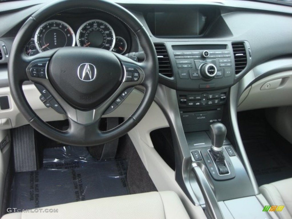 2012 TSX Technology Sedan - Forged Silver Metallic / Taupe photo #11