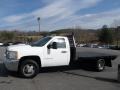 Summit White - Silverado 3500HD Work Truck Regular Cab 4x4 Chassis Photo No. 2
